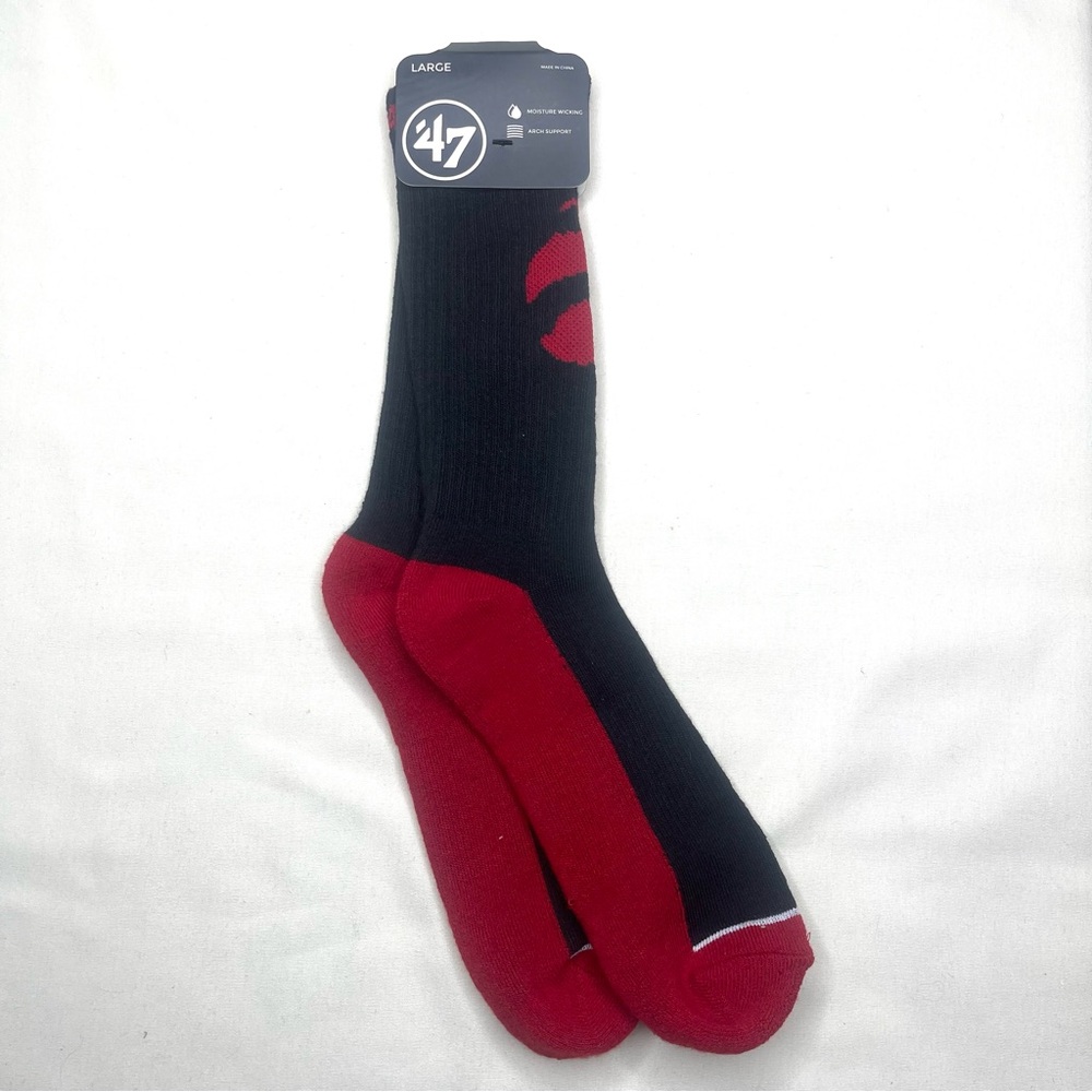 Toronto Raptors athletic crew socks